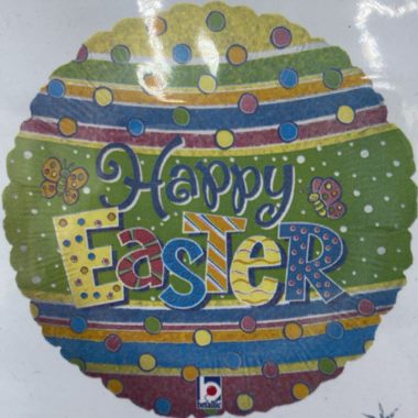 Happy Easter Foil Balloon Dots, The Baggery Sundries UK Ltd Happy Easter Foil Balloon Dots