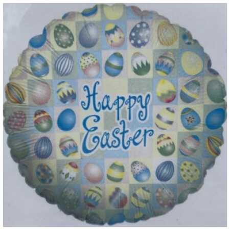 Happy Easter Foil Balloon Eggs