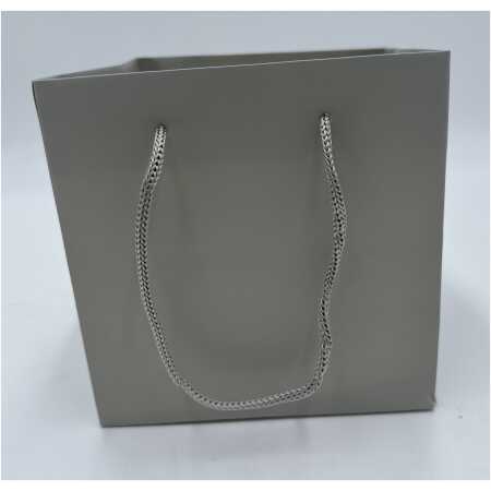 17cm Hand Tie Bag - Cool Grey
