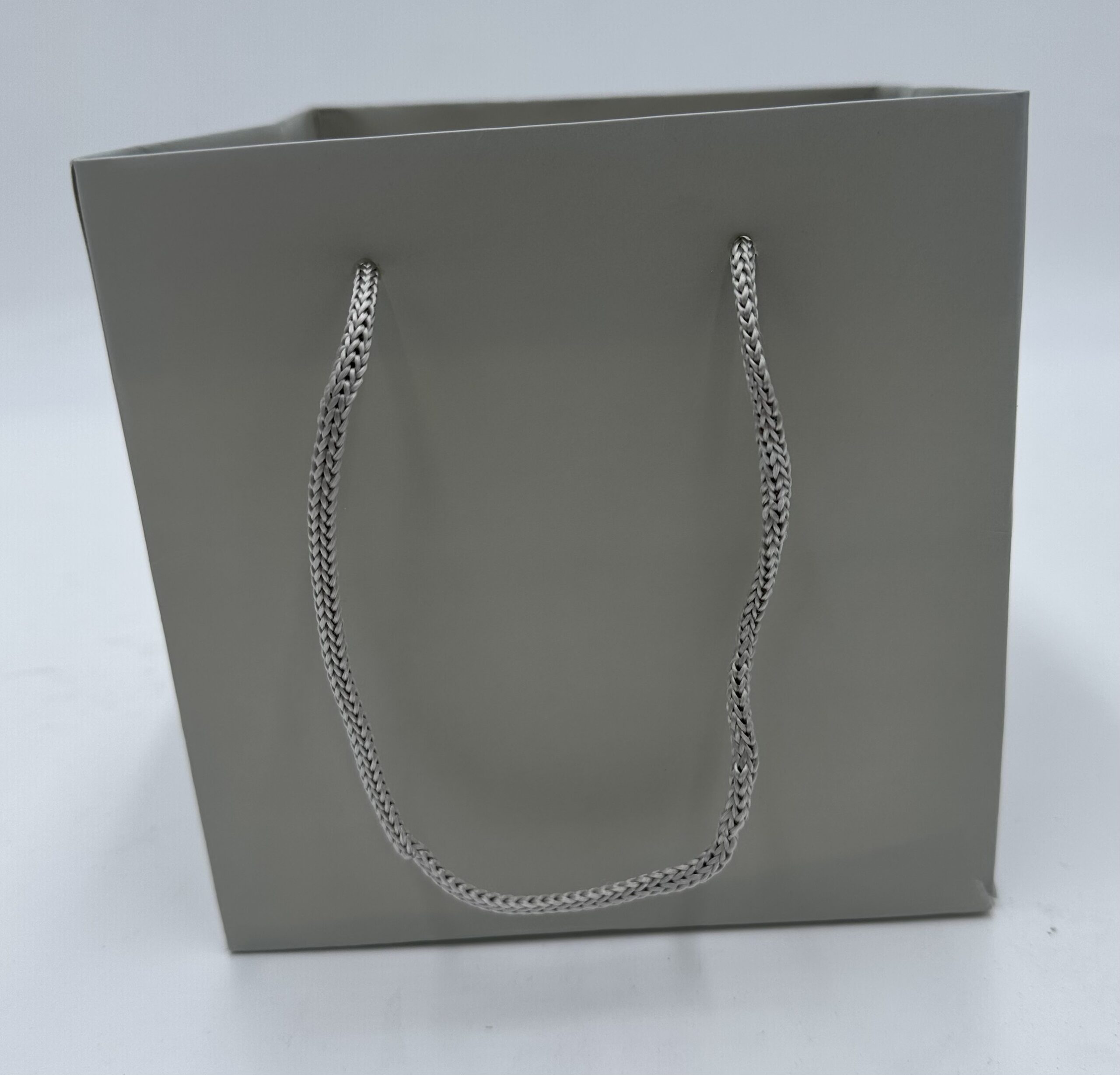 17cm Hand Tie Bag - Cool Grey, The Baggery Sundries UK Ltd 17cm Hand Tie Bag - Cool Grey