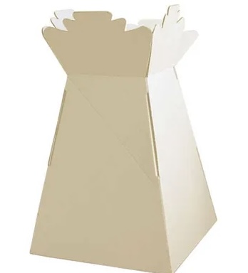 Large Florist Living Vases - Cream, The Baggery Sundries UK Ltd Large Florist Living Vases - Cream