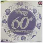 Marriage Foil Balloon 60th Anniversary Rose