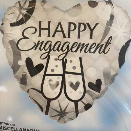 Marriage Foil Balloon Happy Engagement, The Baggery Sundries UK Ltd Marriage Foil Balloon Happy Engagement