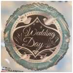 Marriage Foil Balloon Wedding Day Blue