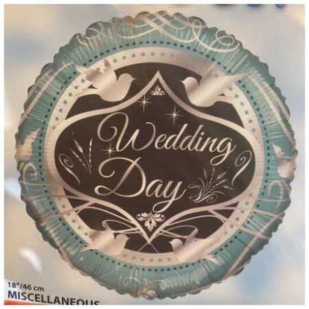 Marriage Foil Balloon Wedding Day Blue