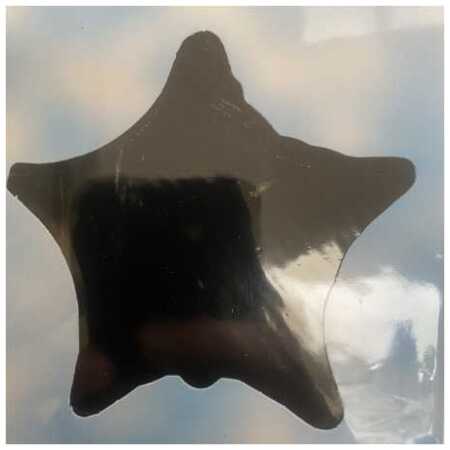 Shape Foil Balloon Black Star