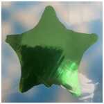 Shape Foil Balloon Emerald Green Star