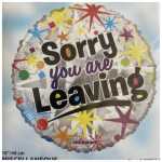 Sorry You Are Leaving Foil Balloon