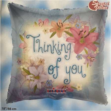 Thinking Of You Foil Balloon Flowers, The Baggery Sundries UK Ltd Thinking Of You Foil Balloon Flowers