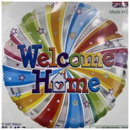 Welcome Home Foil Balloon Swirl