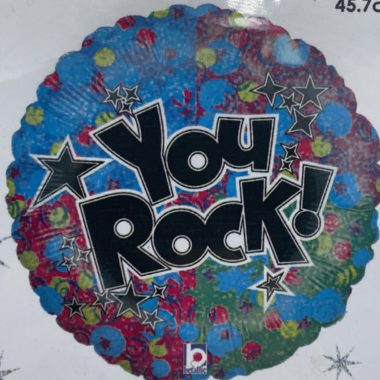 You Rock Foil Balloon, The Baggery Sundries UK Ltd You Rock Foil Balloon