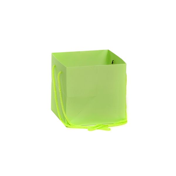 17cm Hand Tie Bag - Lime, The Baggery Sundries UK Ltd 17cm Hand Tie Bag - Lime