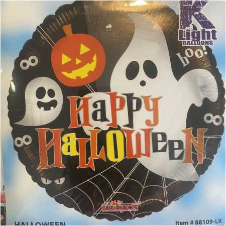 Halloween Foil Balloon Ghost, The Baggery Sundries UK Ltd Halloween Foil Balloon Ghost