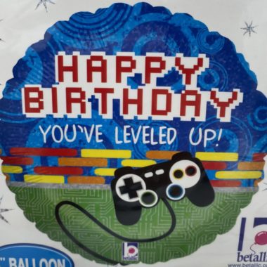 Happy Birthday Foil Balloon Game controller