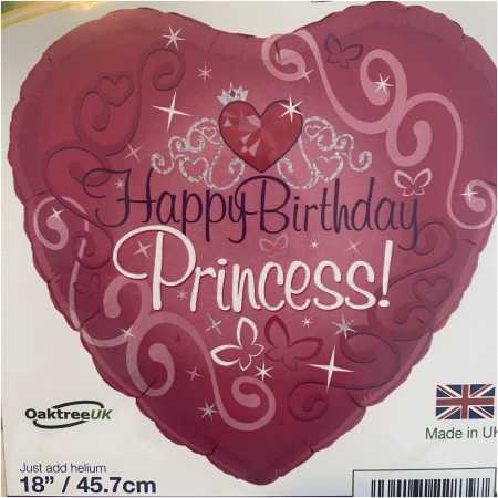 Happy Birthday Foil Balloon Princess 2