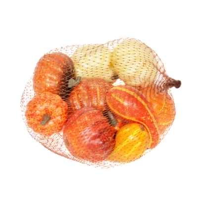 4-6cm Pumpkins x 10 in Net Bag