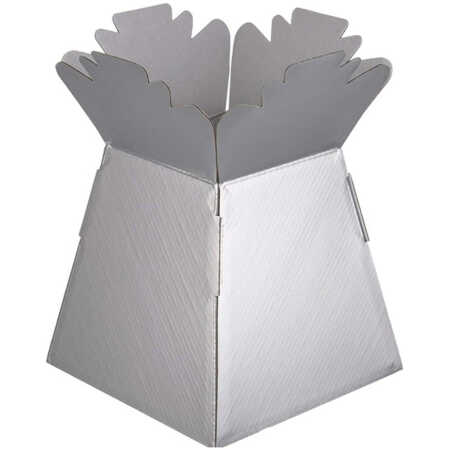 Large Florist Living Vase - Silver