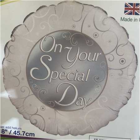 Marriage Foil Balloon Special Day, The Baggery Sundries UK Ltd Marriage Foil Balloon Special Day