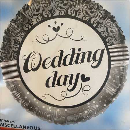 Marriage Foil Balloon Wedding Day, The Baggery Sundries UK Ltd Marriage Foil Balloon Wedding Day