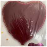 Shape Foil Balloon Burgundy Heart