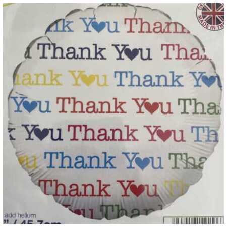 Thank You Foil Balloon Heart