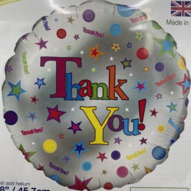 Thank You! Foil Balloon, The Baggery Sundries UK Ltd Thank You! Foil Balloon