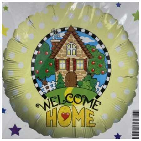Welcome Home Foil Balloon Yellow