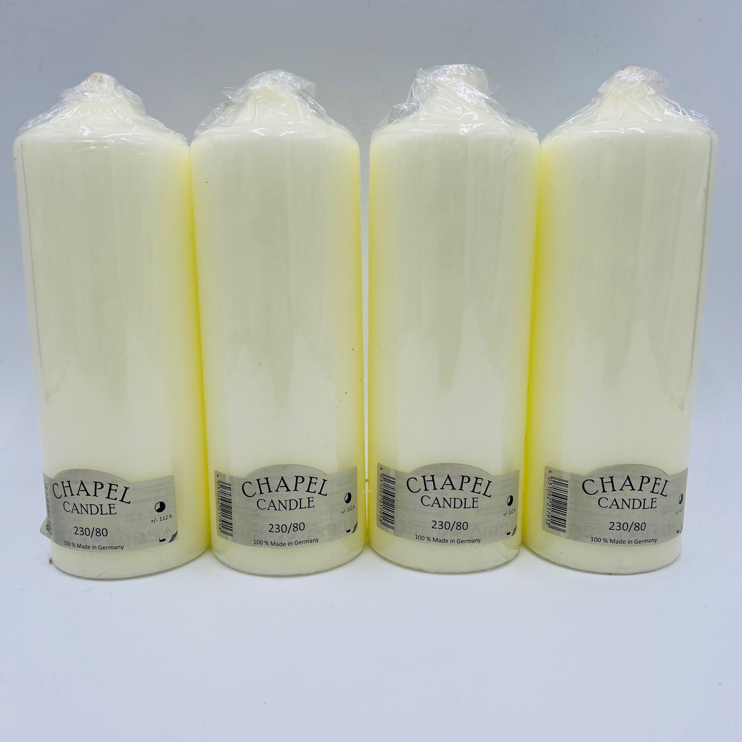 Chapel Candles -80mm Base, The Baggery Sundries UK Ltd Chapel Candles -80mm Base