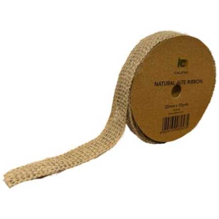 ECO - Natural Jute Ribbon 25mm