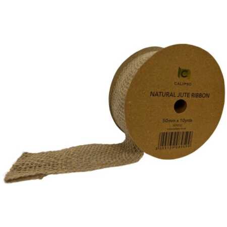 ECO - Natural Jute Ribbon 50mm