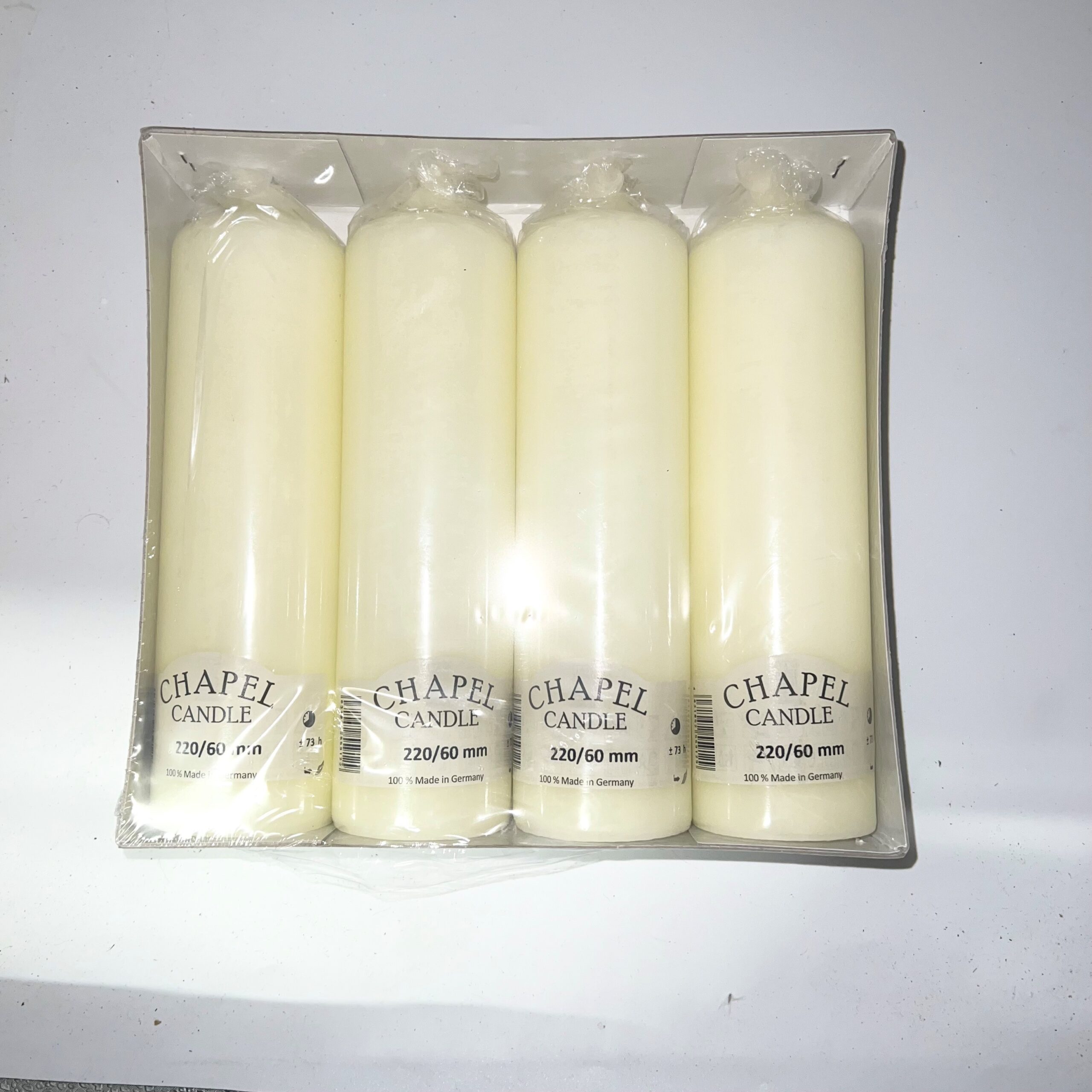 Chapel Candles -60mm Base, The Baggery Sundries UK Ltd Chapel Candles -60mm Base