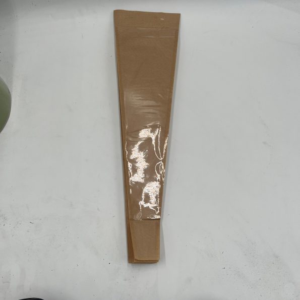 Single Rose Cellophane Sleeve - Kraft, The Baggery Sundries UK Ltd Single Rose Cellophane Sleeve - Kraft