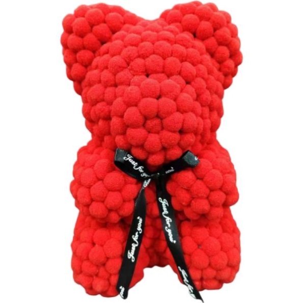 Pompom Red Bear