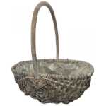 Greywash Oval Trug