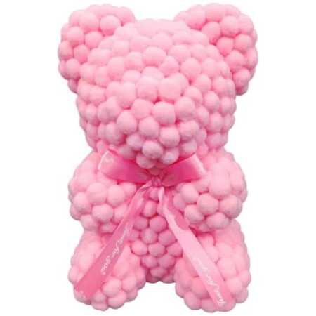 Pompom Pink Bear