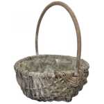 Greywash Round Trug
