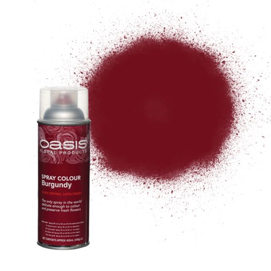 Oasis® Spray Colour - Burgundy, The Baggery Sundries UK Ltd Oasis® Spray Colour - Burgundy