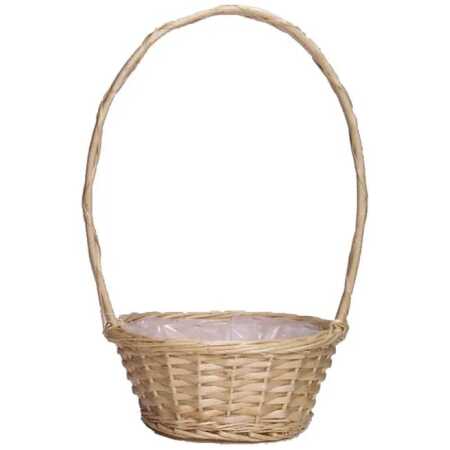 Round Florida White Basket (14 inch)
