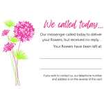 We Called Today Delivery Card (Pack of 100)