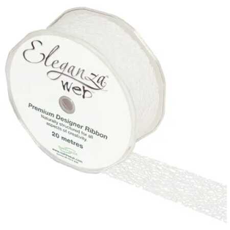 Web Ribbon 38mm x 20m White