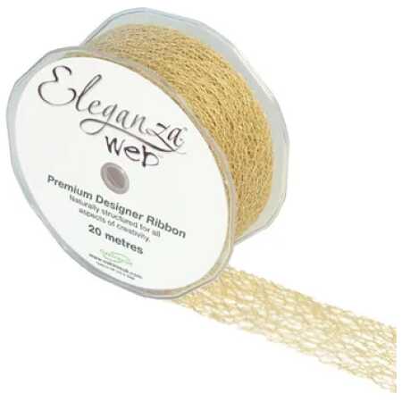 Web Ribbon 38mm x 20m Natura