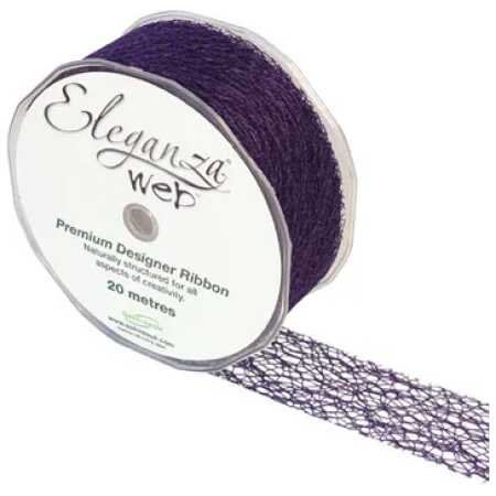 Web Ribbon 38mm x 20m Purple