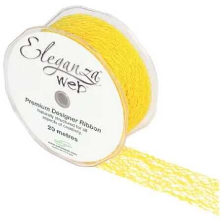Web Ribbon 38mm x 20m Yellow