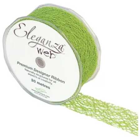 Web Ribbon 38mm x 20m Lime Green