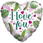 ECO ONE Balloon &ndash; Love Hearts and Leaves (18 inch)
