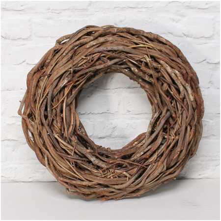 Wreath Flat Rattan D48.0 Natural