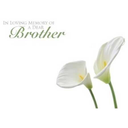 Large - In Loving Memory Of A Dear Brother