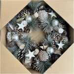 Christmas Wreath - Autumnal Colour Cone wreath (30cm)