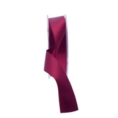 Cerise Satin Ribbon (25mm), The Baggery Sundries UK Ltd Cerise Satin Ribbon (25mm)
