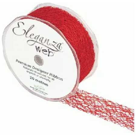 Web Ribbon 38mm x 20m Red